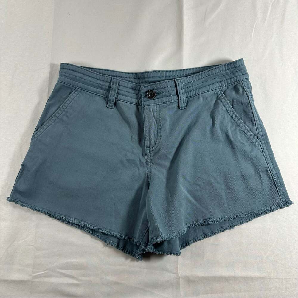 prAna Sancho Women's Raw Edge Hem Cut-Off Shorts size 2 Summer